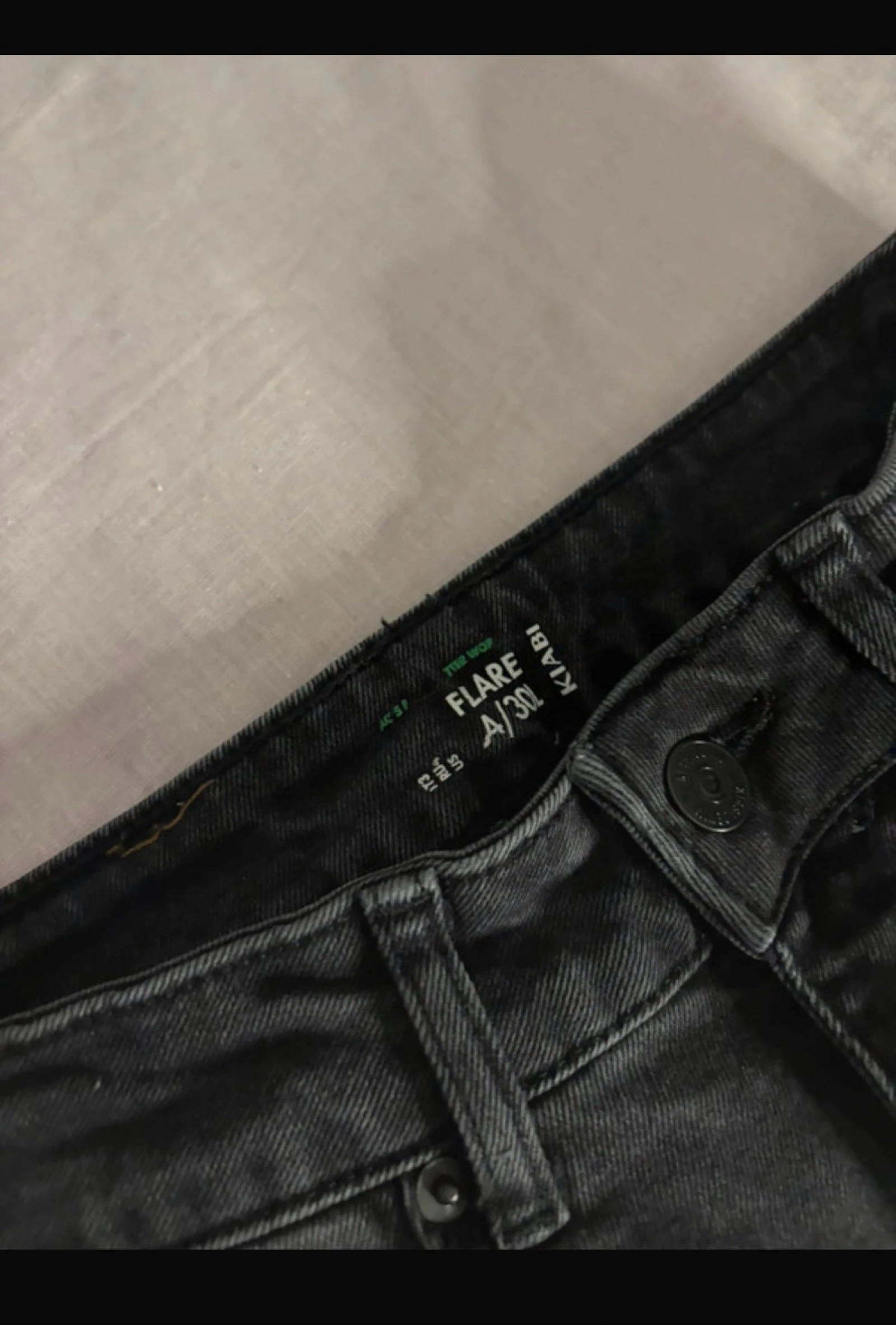 Black flare jeans – photo 3